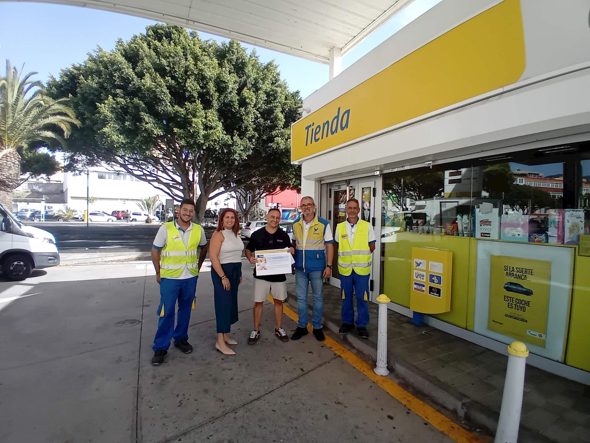 ¡Enhorabuena Gregorio! Gracias por repostar en DISA El Sobradillo