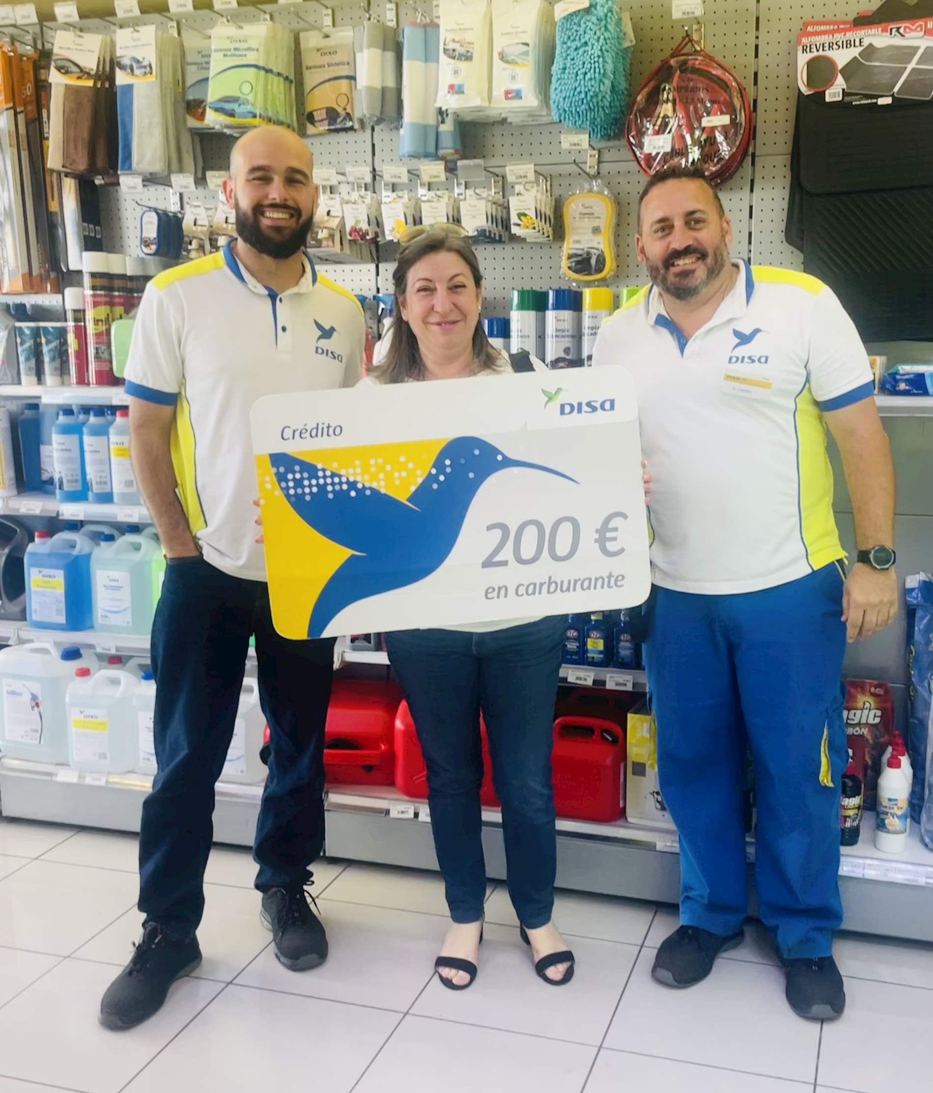 ¡Enhorabuena Sandra! Gracias por repostar en DISA Puerto de la Luz